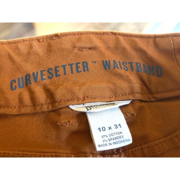 Duluth Trading Womens Curvesetter Waistband Pants HIking Carpenter 10 x 31 - Picture 4 of 9